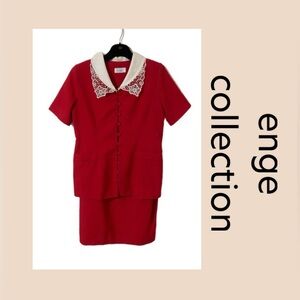 Enge Collection Women’s Vintage Midi Dress Size 14